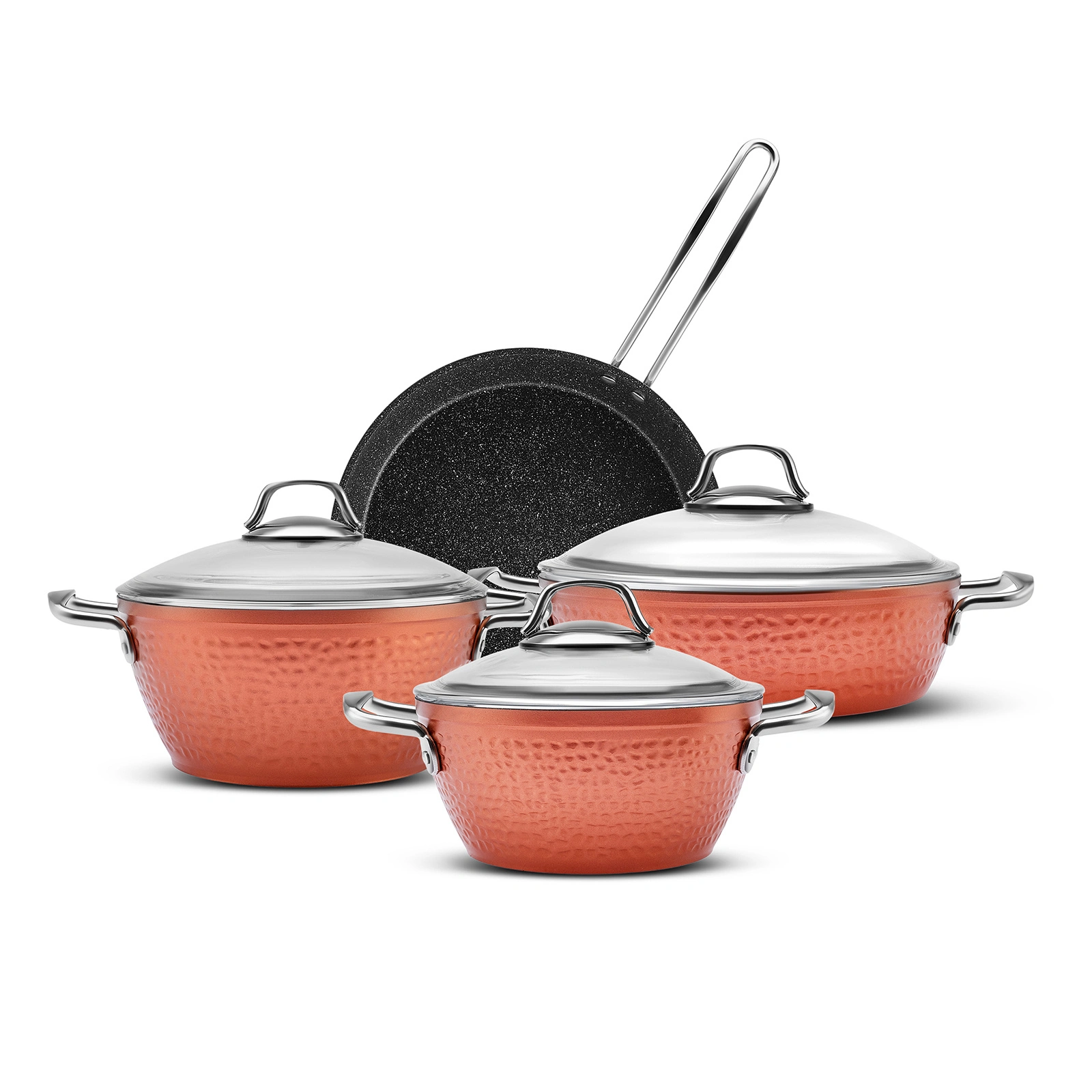 Karaca Biogranite 7-Piece Induction Cookware Set ? Copper, 153.03.08.3528 12 Karaca Biogranite 7-Piece Induction Cookware Set ? Copper, 153.03.08.3528 - Image 12