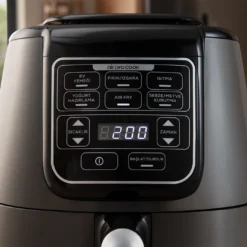 Alternative view of Karaca Air Pro Cook XL 4L 2-in-1 Talking Airfryer – Black Chrome, 153.03.08.3590