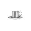 Karaca Knight 2-Piece Coffee Cup with Metal Saucer 80 ml, 153.03.05.0217 8 Karaca Knight 2-Piece Coffee Cup with Metal Saucer 80 ml, 153.03.05.0217 - Image 4