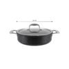 Karaca BioDiamond Pro Induction Base Casserole 26 cm, 153.03.07.7056 9 Karaca BioDiamond Pro Induction Base Casserole 26 cm, 153.03.07.7056 - Image 5