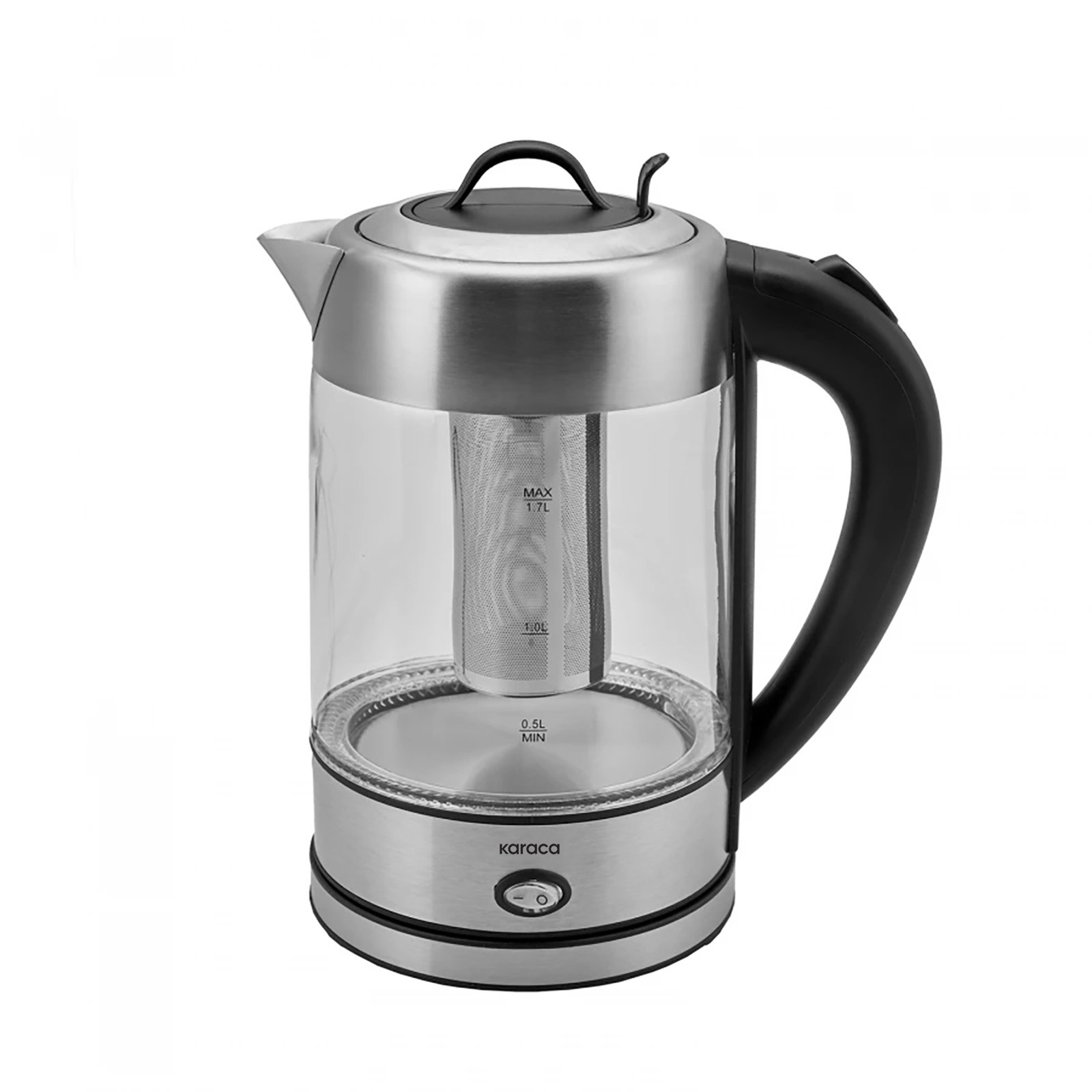 Karaca Inox Herbal Tea Maker & Electric Kettle – 1.7L, LED & Stainless Steel, 153.01.06.4887 3 Karaca Inox Herbal Tea Maker & Electric Kettle – 1.7L, LED & Stainless Steel, 153.01.06.4887 - Image 3