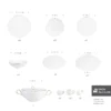 Karaca Red Carpet Collection Fine Pearl Extra Chanak 62-Piece Dinner Set for 12 People, 153.03.08.0185 13 8697918766719 70