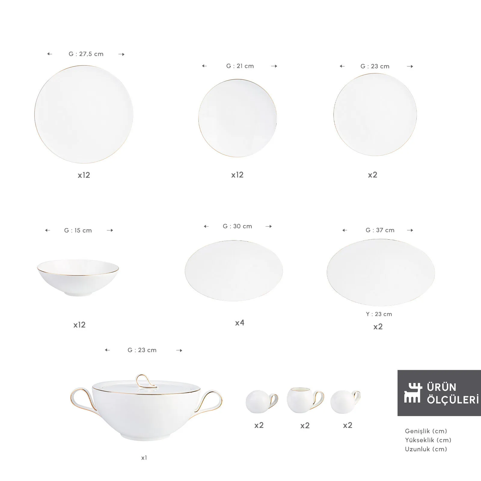 Karaca Red Carpet Collection Fine Pearl Extra Chanak 62-Piece Dinner Set for 12 People, 153.03.08.0185 6 Karaca Red Carpet Collection Fine Pearl Extra Chanak 62-Piece Dinner Set for 12 People, 153.03.08.0185 - Image 6