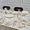 Karaca Red Carpet Collection Fine Pearl Extra Chanak 62-Piece Dinner Set for 12 People, 153.03.08.0185 9 8697918766719 98