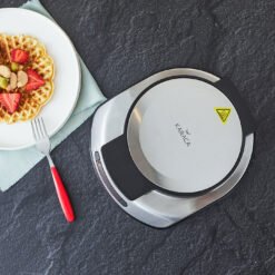 Alternative view of Karaca Inox Waffle Maker – Stainless Steel, Adjustable Temperature with LED Display, 153.03.06.2041