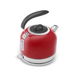 Alternative view of Karaca Retro Red Kettle 1.7 L, Quick Boil with LED Indicator, 153.03.06.2559