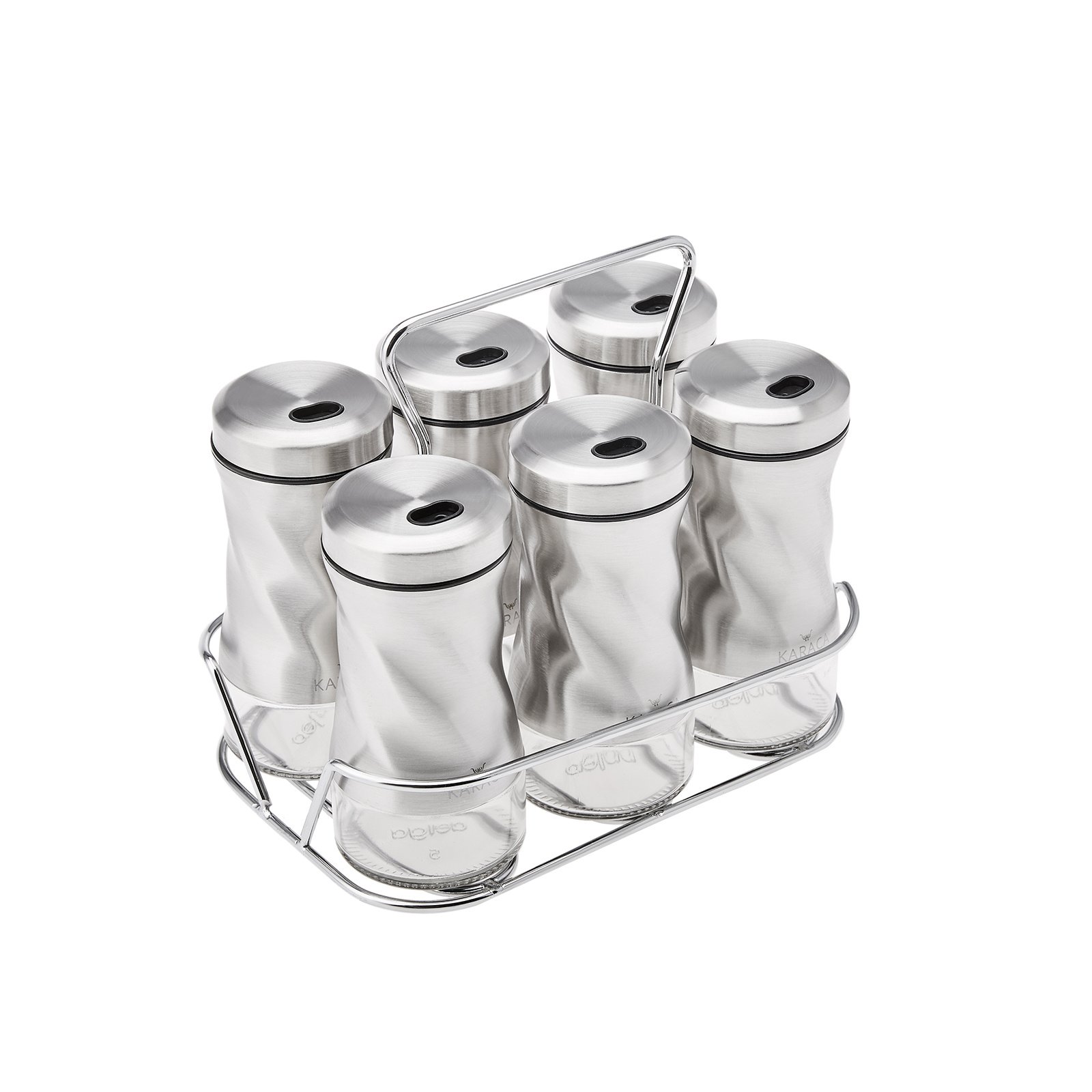 Karaca Tottori Inox 7-Piece Rectangular Spice Set – 100 ml, 153.03.06.4729 3 Karaca Tottori Inox 7-Piece Rectangular Spice Set – 100 ml, 153.03.06.4729 - Image 3
