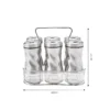 Karaca Tottori Inox 7-Piece Rectangular Spice Set – 100 ml, 153.03.06.4729 11 8697918840297 500