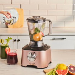 Alternative view of Karaca Mastermaid Power 10-in-1 Multifunctional Food Processor 2000W – Rosegold, 153.03.06.6578