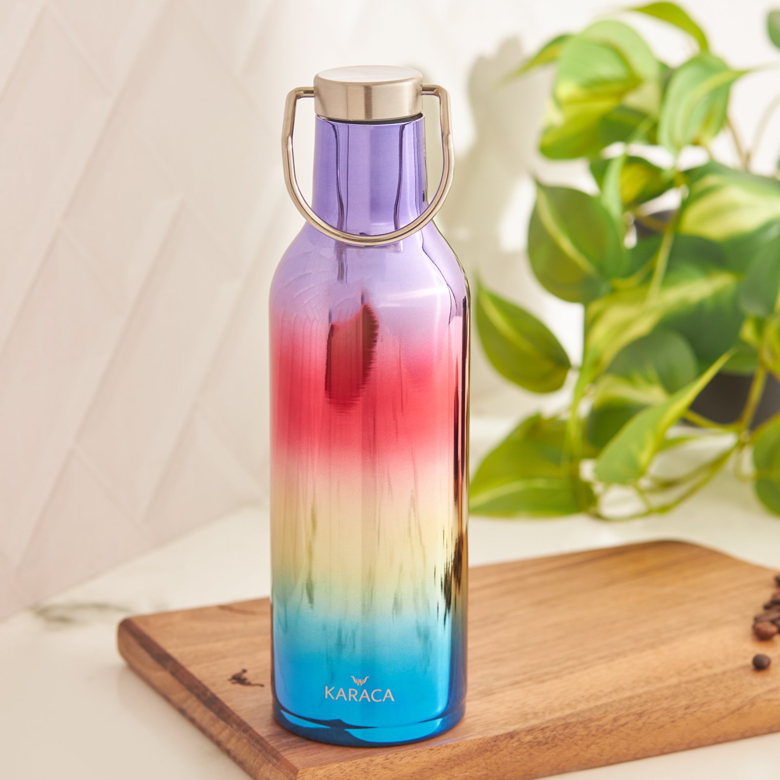 Karaca Pop Up Hot & Cold Stainless Steel Thermos – 500 ml, 153.03.06.6639 1 Karaca Pop Up Hot & Cold Stainless Steel Thermos – 500 ml, 153.03.06.6639