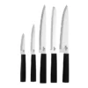 Karaca Meister Knife 5 Piece Set with Sterilizer Block - Black, 153.03.08.2211 12 8697918961893 9