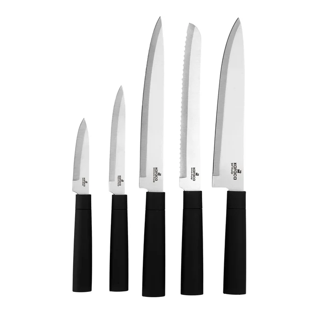 Karaca Meister Knife 5 Piece Set with Sterilizer Block - Black, 153.03.08.2211 4 Karaca Meister Knife 5 Piece Set with Sterilizer Block - Black, 153.03.08.2211 - Image 4