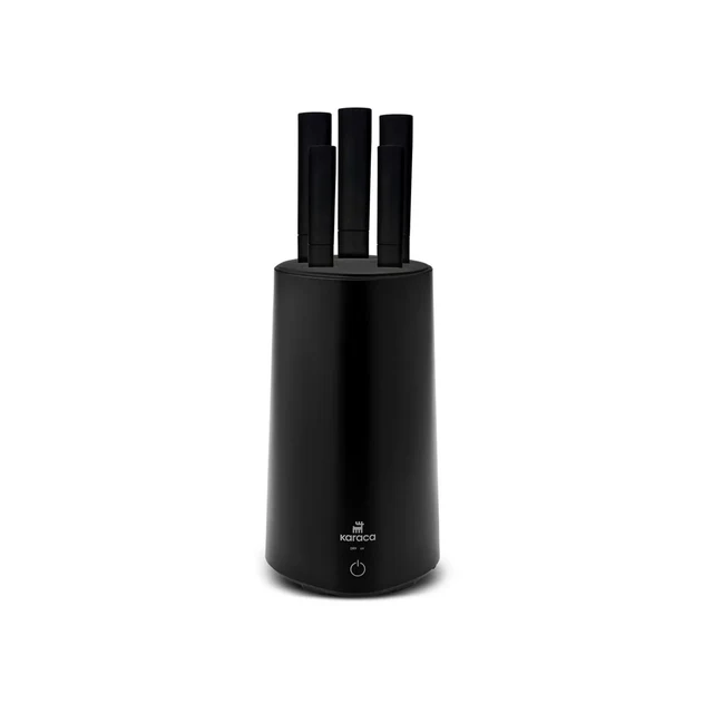 Karaca Meister Knife 5 Piece Set with Sterilizer Block - Black, 153.03.08.2211 3 Karaca Meister Knife 5 Piece Set with Sterilizer Block - Black, 153.03.08.2211 - Image 3