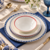 Karaca Elegance Bone Ancient Premium 24-Piece Bone Porcelain Dinner Set for 6 People, 153.09.01.1365 - Image 4