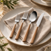 Karaca Melia Platinum 24-Piece Cutlery Set for 6 People, 153.03.08.4620