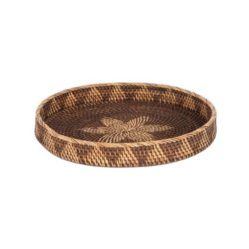 KARACA HOME ANTIQUE RATTAN TRAY 40 CM