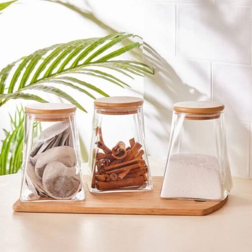 KARACA PYRAMID 3 PIECE STORAGE CONTAINER- LARGE
