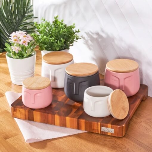 Karaca Face Stone 5 Piece Spice Set