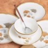 Karaca Gingko 18-Piece Porcelain Dinner Set for 6 People