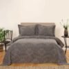 Karaca Home Amelie Black Double Bedspread Set?