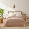 Karaca Home Back To Basic Single Knitted Blanket Dark Powder