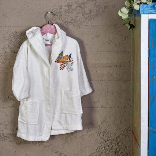 Karaca Home?Bummer Offwhite 2-4 Year Old Bathrobe