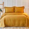 Karaca Home Charm Bold Mustard Double Bedspread Set