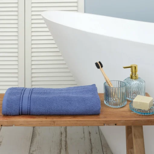Karaca Home Daily Soft 100% Cotton Bath Towel 70x140 cm Indigo?