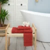 Karaca Home Daily Soft 100% Cotton Bath Towel 70x140 cm Terracotta