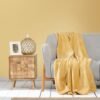 Karaca Home Fiona Mustard Welsoft TV Blanket