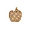 Karaca Nova Apple Decorative Plate, 17cmx19.5cm, Gold