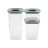 Karaca Vendi 3 Piece Vacuum Storage Container with Lid