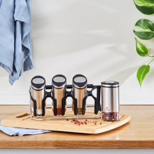 Karaca Walter Inox Line 4-Piece Spice Set