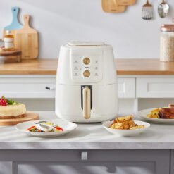 Karaca Air Pro Cook Manual XL 4L Airfryer 1550W – Cream Gold,153.03.08.4280