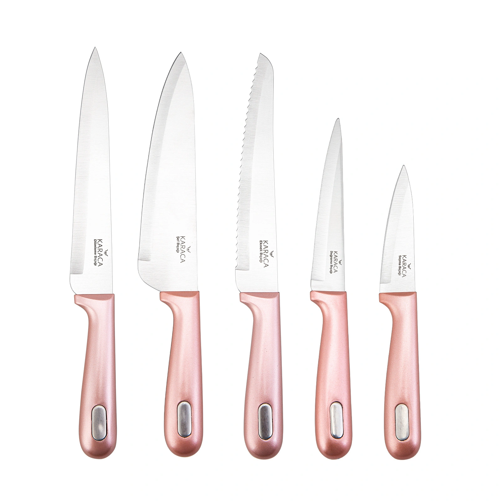 Karaca Power 5-Piece Stainless Steel Knife Set, 153.03.07.9225 6 Karaca Power 5-Piece Stainless Steel Knife Set, 153.03.07.9225 - Image 6