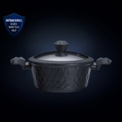 Karaca BioDiamond Antibacterial Non-Stick Casserole – 20 cm / 2.6 L, 153.03.08.0422
