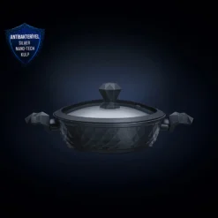 Karaca BioDiamond Antibacterial Non-Stick Induction Casserole – 26 cm / 3.2 L, 153.03.08.0424