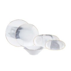 Alternative view of Karaca Ria Grey 39-Piece Dinner Set for 12 People, 153.03.08.0624