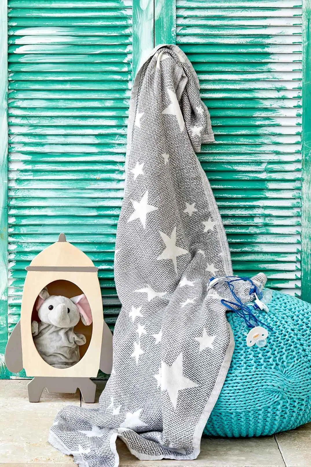 Karaca Home Baby Star Baby Quilt 80 × 120 cm – Grey, 200.16.01.0413 1 Karaca Home Baby Star Baby Quilt 80 × 120 cm – Grey, 200.16.01.0413