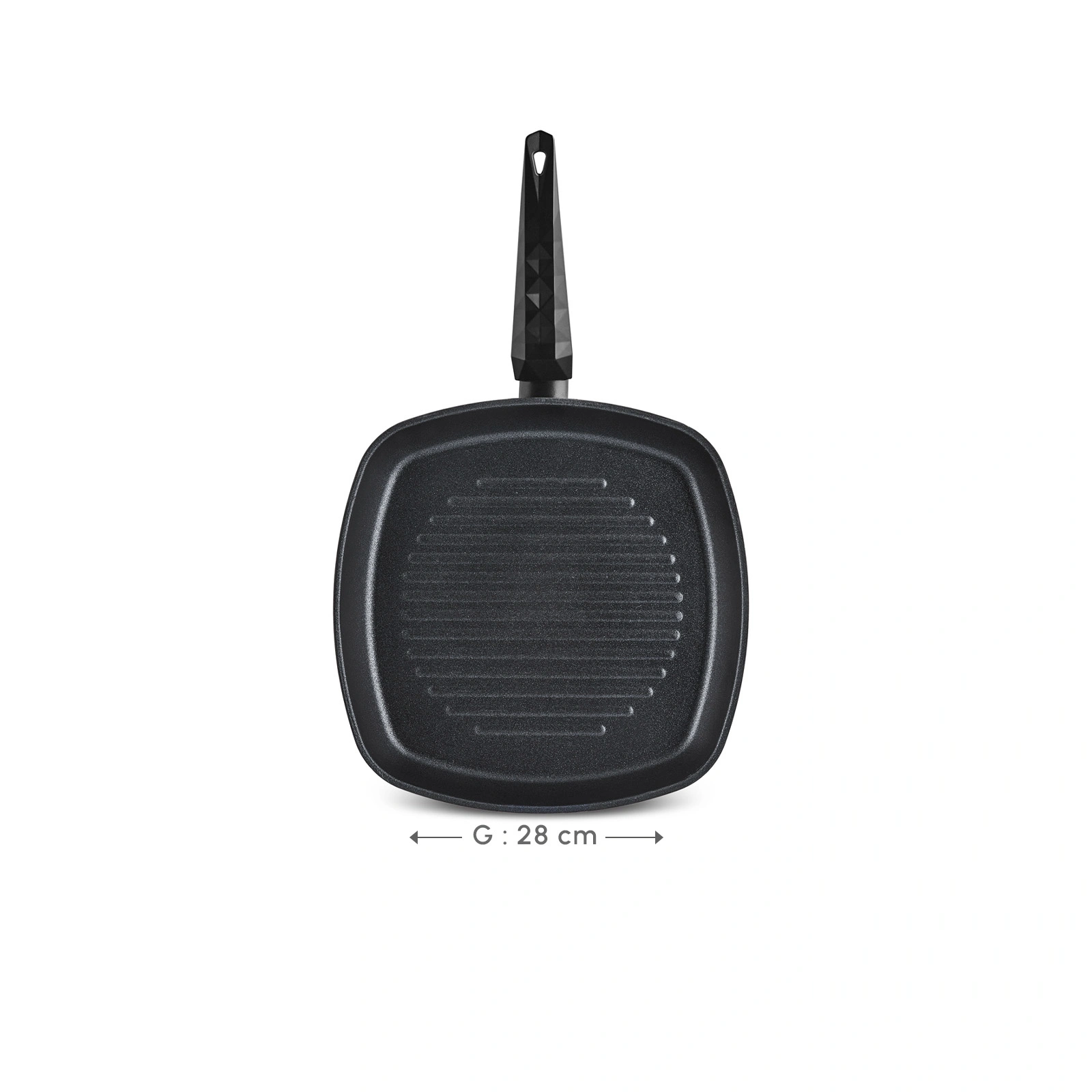 Karaca BioDiamond Non-Stick Antibacterial Induction Griddle Pan – 28 cm / 2.5 L, 153.03.08.0421 7 Karaca BioDiamond Non-Stick Antibacterial Induction Griddle Pan – 28 cm / 2.5 L, 153.03.08.0421 - Image 7