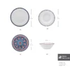 karaca elegance bone ancient 24 parca 6 kisilik yemek takimi 000001000003026001 1 1