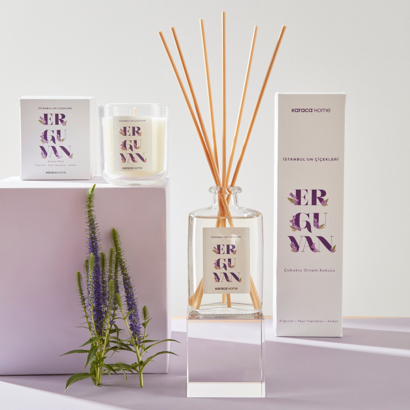 Karaca Home Flowers of Istanbul Series Lilac Scented Candle, 153.09.01.5939 3 Karaca Home Flowers of Istanbul Series Lilac Scented Candle, 153.09.01.5939 - Image 3