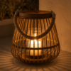 Karaca Home Melanie Bamboo Lantern 23 x 22 cm, 300.22.02.0048 - Image 3