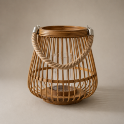 Alternative view of Karaca Home Melanie Bamboo Lantern 23 x 22 cm, 300.22.02.0048