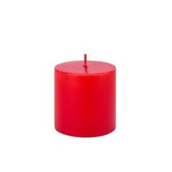 Karaca Home Candle [7x7cm] - Red Paraffin, 153.01.01.4475