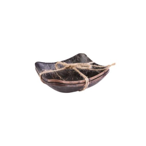 Karaca Fery Black Snack Bowl [2Pcs] - 13x13x5cm, 153.03.06.4427
