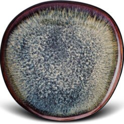 Karaca Galactic Black Cake Plate 21.5.x21x2.5cm, 153.03.06.7232