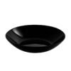 Karaca Swan Opal Glass Deep Small Plate [Black] - 20cm, 153.03.07.7505