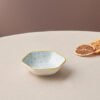 Karaca Floral Blue Hexagon Snack Bowl 11cm, 153.03.08.2984