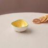 Karaca Floral Yellow Triangle Snack Bowl 10cm, 153.03.08.2990